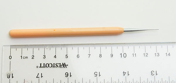 We created this needle tool to be the perfect all-around tool for countless applications. The handle has been designed to cradle nicely without slipping. The needle is tapered to just the right angle and made of hardened stainless steel. This may be the last tool of this type you will ever need.