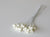 Pep05: Tri Tip Stamens White - DECO Clay Craft Academy Shop Realistic flower petals and leaves for CLAYCRAFT BY DECO CLAY as well as sugar flowers and