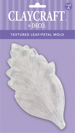 Type A. Textured Leaf Mold - CLAYCRAFT™ by DECO® - DECO Clay Craft Academy Shop
