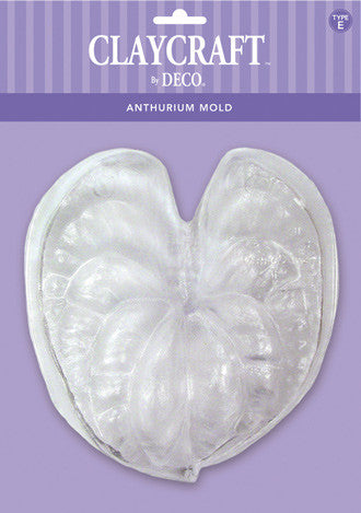 Type E. Anthurium Mold - CLAYCRAFT™ by DECO® - DECO Clay Craft Academy Shop