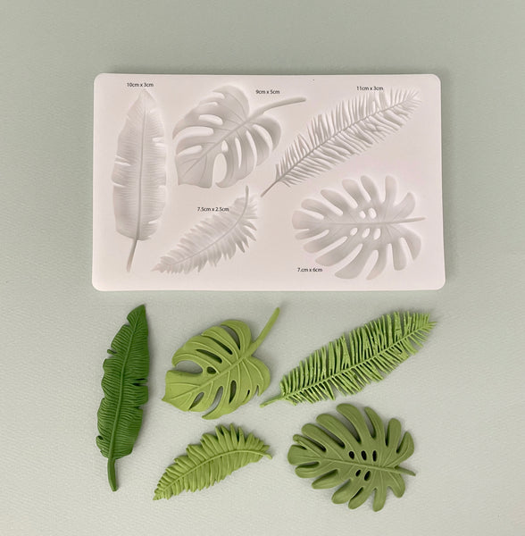 Leaf Mold Monstera Banana DECO Clay Realistic flower petals for CLAYCRAFT BY DECO CLAY as well as sugar flowers and 